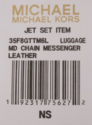 Michael Kors Brown JET SET Leather Shoulder Bag